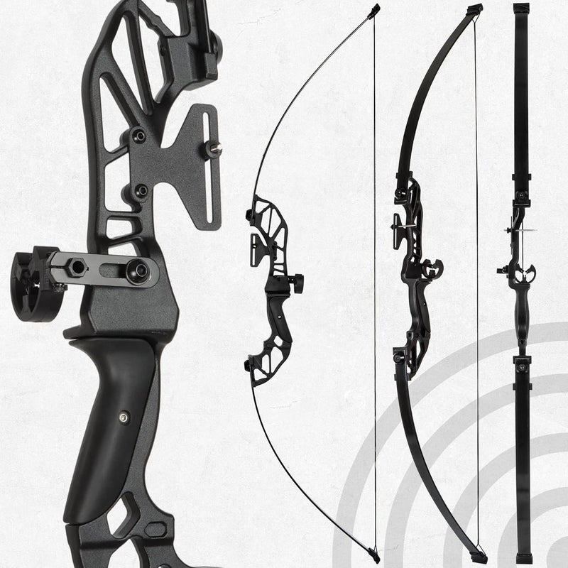 SERfawnCH Recurve Bow and Arrow Set for Adults, 30–40lbs Right-Handed Archery Kit with Carbon Arrows & Accessories for Outdoor Target Practice - Image 4
